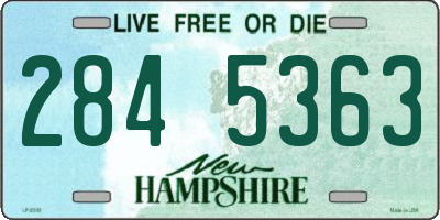 NH license plate 2845363