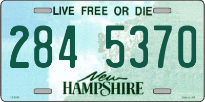 NH license plate 2845370