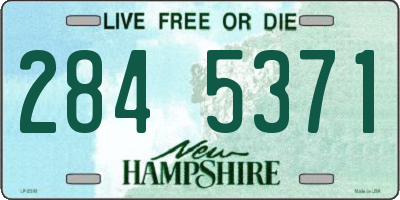 NH license plate 2845371