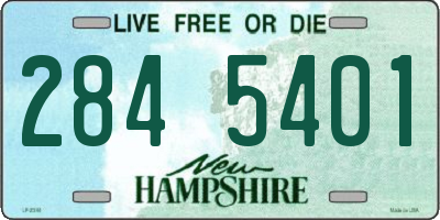 NH license plate 2845401