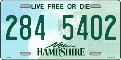 NH license plate 2845402