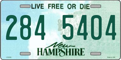 NH license plate 2845404