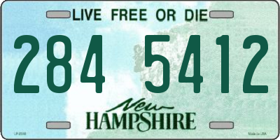 NH license plate 2845412