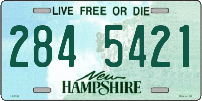 NH license plate 2845421