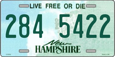 NH license plate 2845422