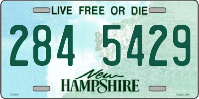 NH license plate 2845429