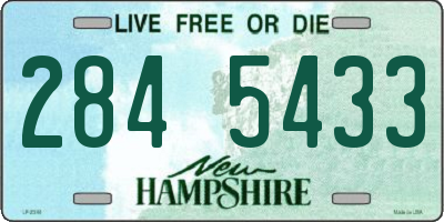 NH license plate 2845433