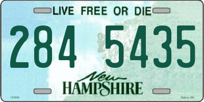 NH license plate 2845435