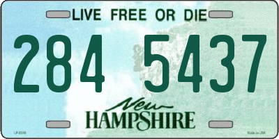NH license plate 2845437
