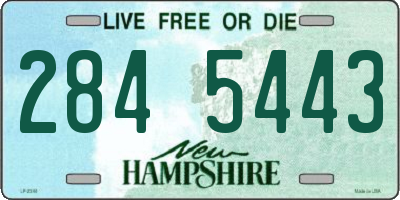 NH license plate 2845443