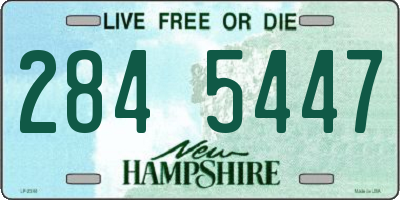 NH license plate 2845447