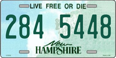 NH license plate 2845448
