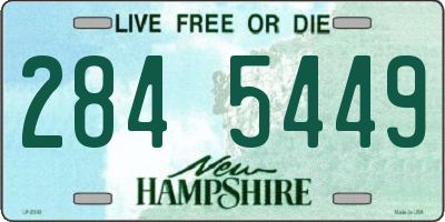 NH license plate 2845449