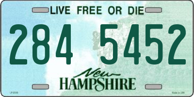 NH license plate 2845452