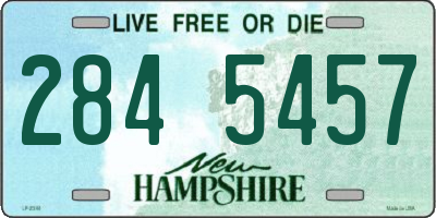 NH license plate 2845457