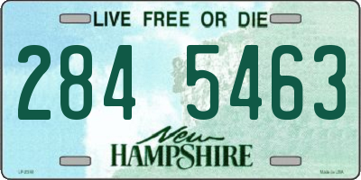 NH license plate 2845463