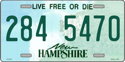 NH license plate 2845470