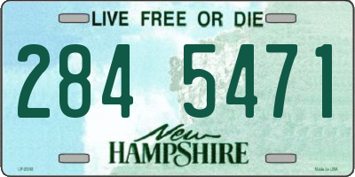 NH license plate 2845471