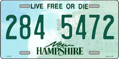 NH license plate 2845472