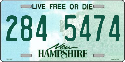 NH license plate 2845474