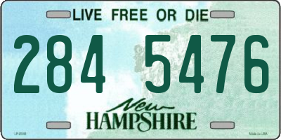 NH license plate 2845476