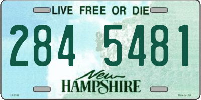 NH license plate 2845481