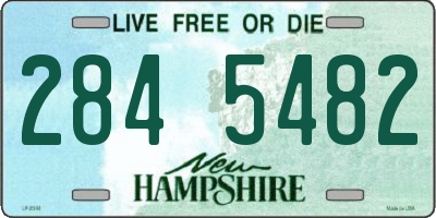 NH license plate 2845482