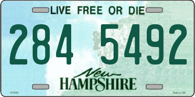 NH license plate 2845492