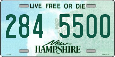 NH license plate 2845500
