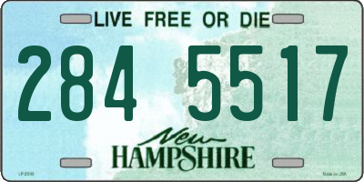 NH license plate 2845517