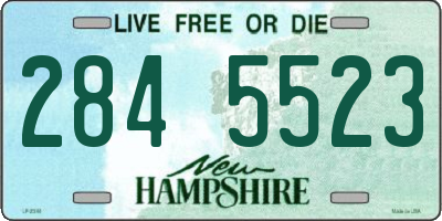 NH license plate 2845523