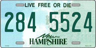 NH license plate 2845524