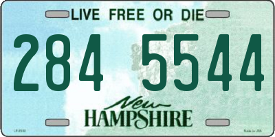 NH license plate 2845544
