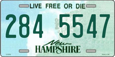 NH license plate 2845547