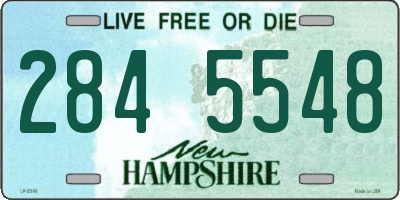 NH license plate 2845548