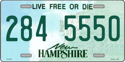 NH license plate 2845550