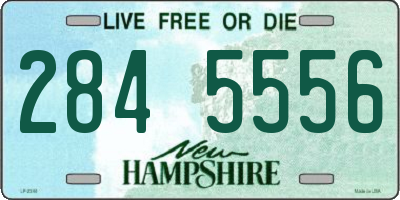 NH license plate 2845556