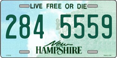 NH license plate 2845559