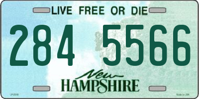 NH license plate 2845566