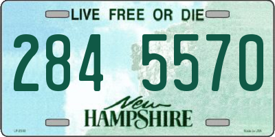 NH license plate 2845570