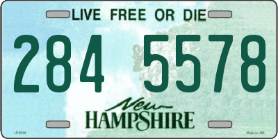 NH license plate 2845578