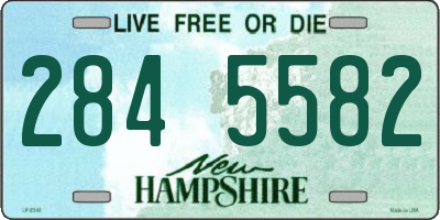 NH license plate 2845582