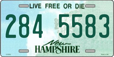 NH license plate 2845583