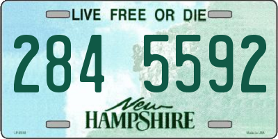 NH license plate 2845592