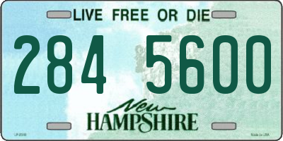 NH license plate 2845600