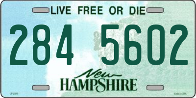 NH license plate 2845602