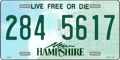 NH license plate 2845617