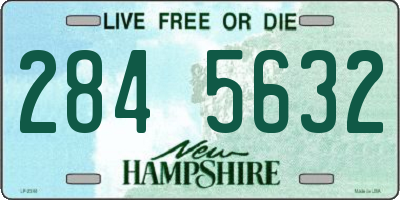 NH license plate 2845632