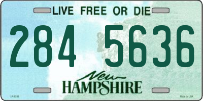 NH license plate 2845636