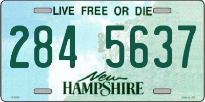 NH license plate 2845637